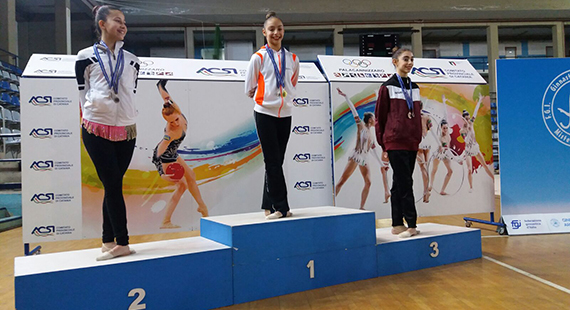 La ginnasta Russotti conquista la vittoria nella prova del Campionato Federale Silver LC