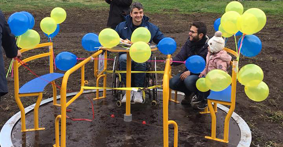 CUS CUS Basket all’inaugurazione della “Giostra Inclusiva”