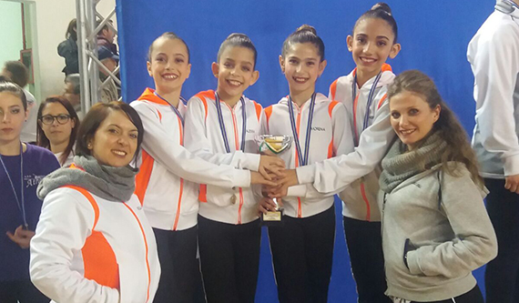 Ginnastica Ritmica: fioccano i podi in casa CUS Catania