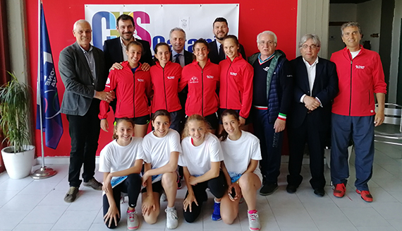 Presentato ufficialmente il CUS Catania Tennis Femminile impegnato in B
