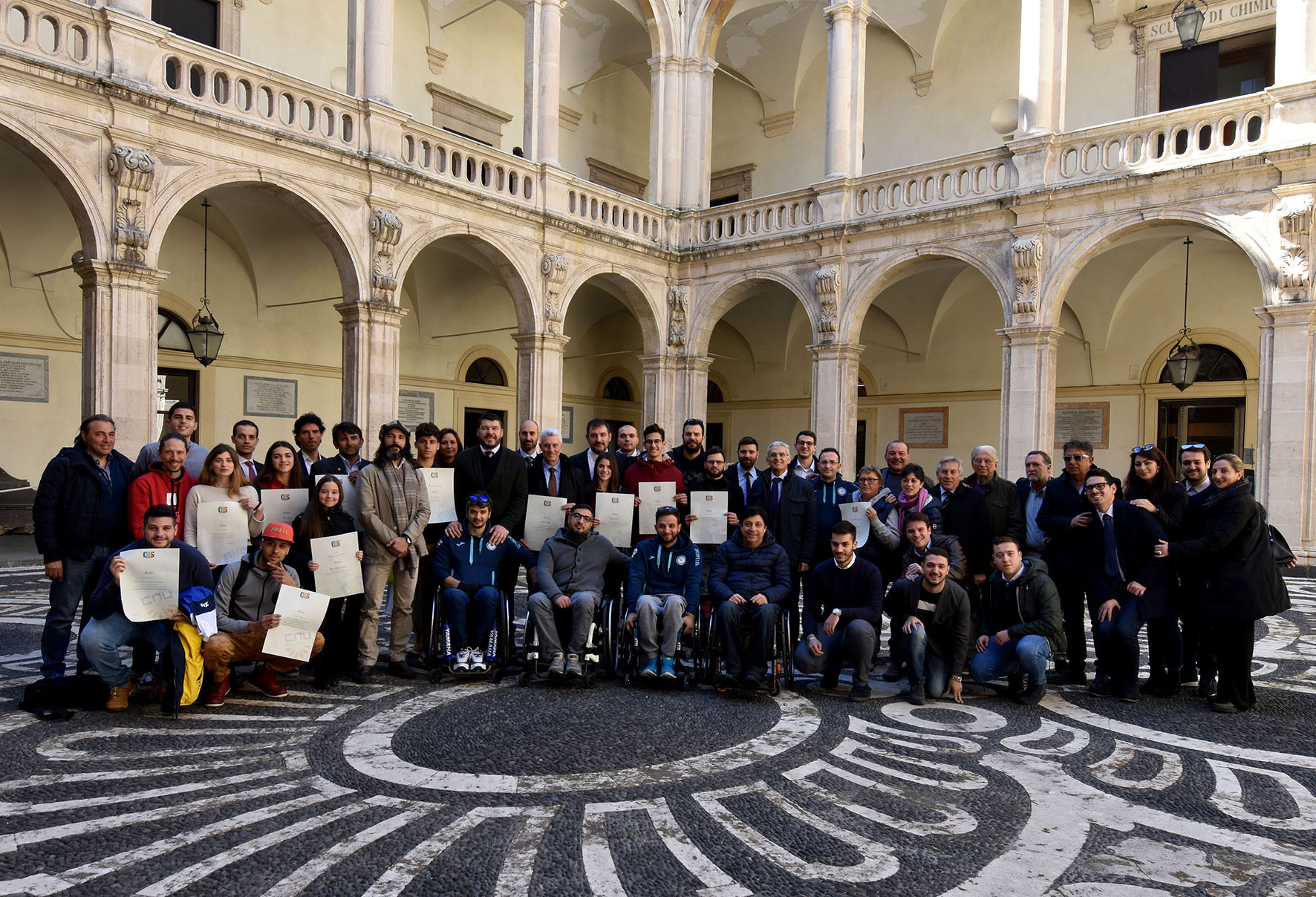 Il CUS Catania premia il merito sportivo con la consegna degli Encomi al Valore Atletico