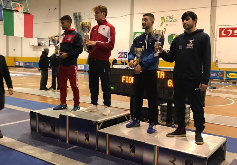 Scherma: Garro, Sanfilippo e Campanile superano la prima fase di qualificazione ai Campionati Italiani