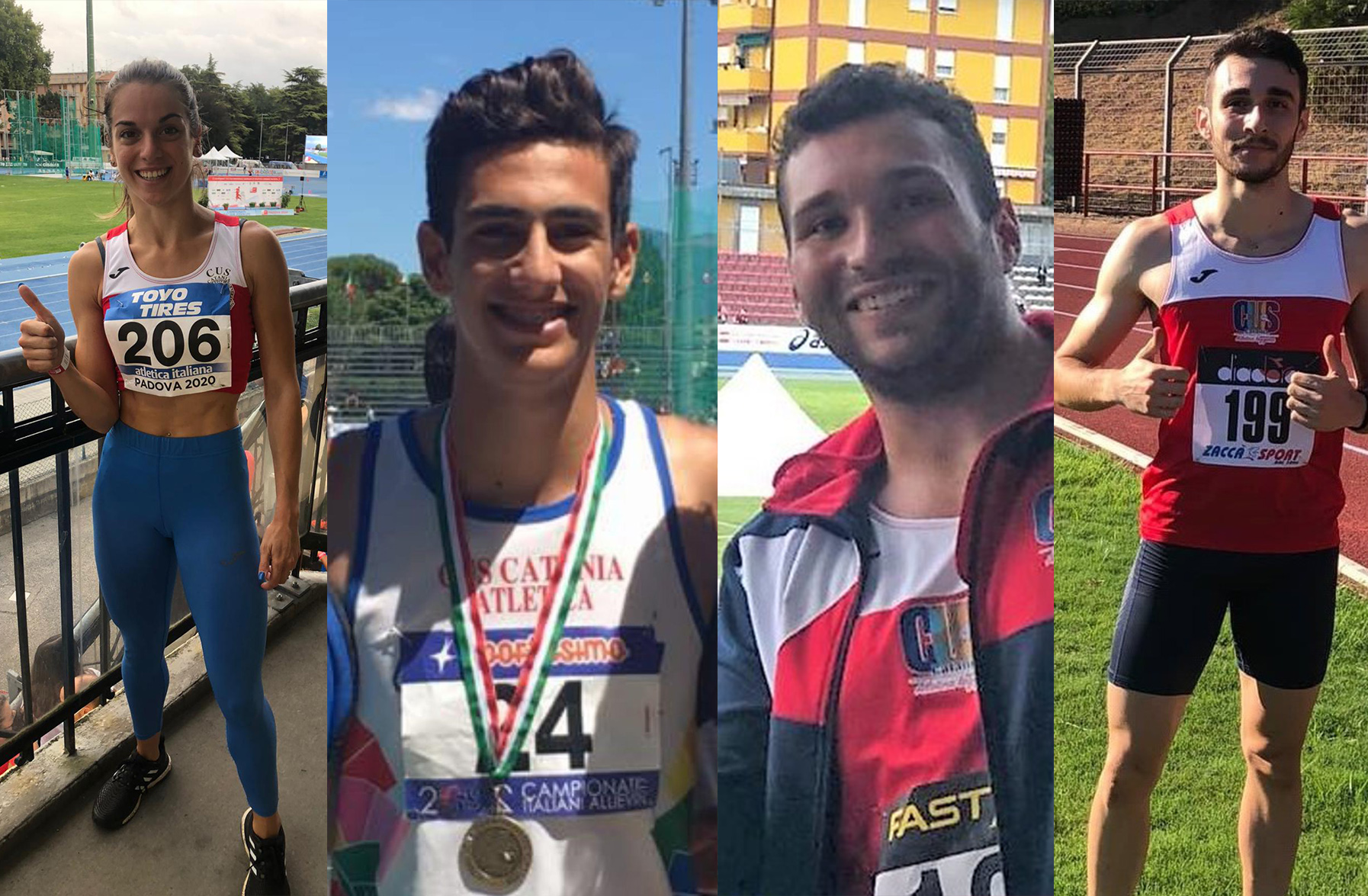 Atletica, quattro rappresentanti del Cus Catania ai campionati nazionali giovanili