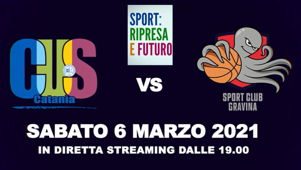 Sport: ripresa e futuro, sabato la diretta streaming di CUS Catania – SC Gravina