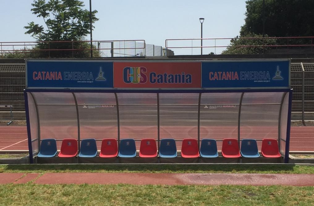 Nuove panchine CUS Catania – Catania Energia per il campo della Cittadella