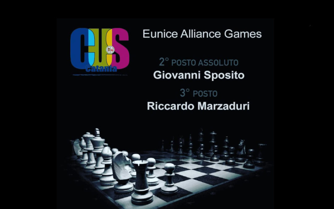 Eunice Alliance Games: due scacchisti di unict e cusct fra i primi tre in Europa