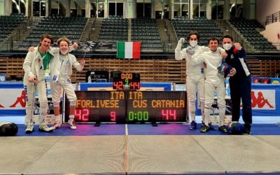 Scherma, CUS Catania Campione d’Italia U14 maschile e vicecampione femminile