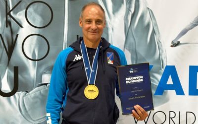 Mino Ferro nella leggenda: oro mondiale master nella spada a squadre