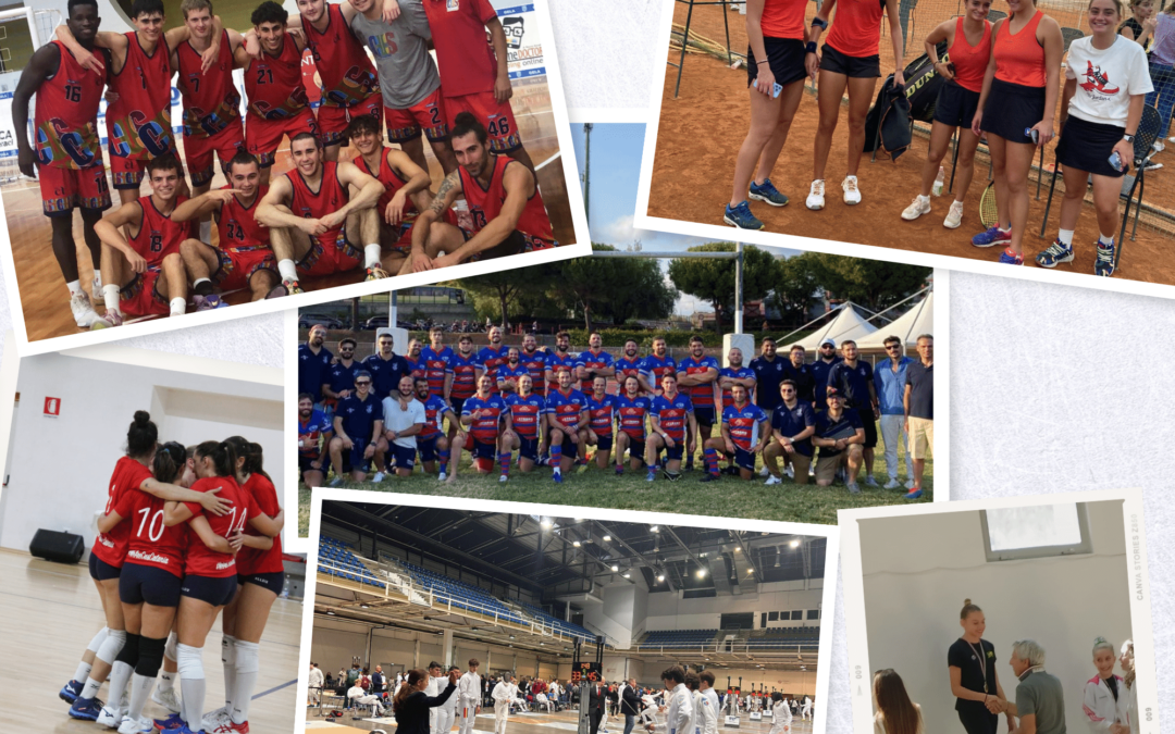 Buona la prima di campionato per Rugby, Volley, Basket: bene Tennis, Scherma e Ginnastica