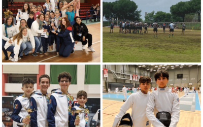 Weekend cusino, buon pareggio per il Rugby: medaglie per Scherma e Ginnastica ritmica