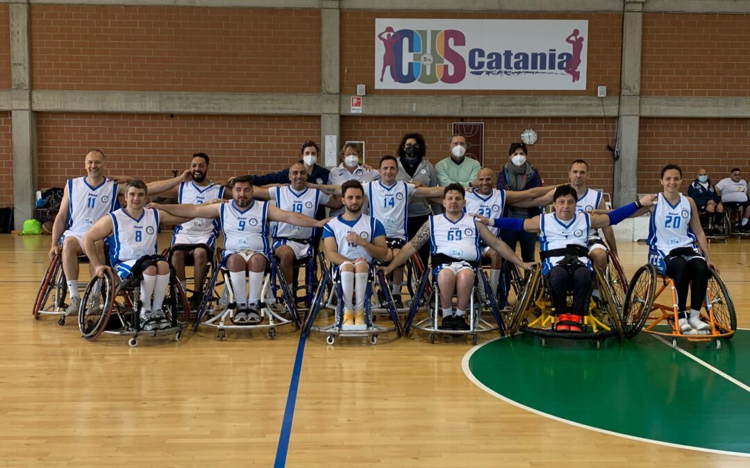 Al via la stagione 2022/2023 di Basket in carrozzina: il CUS Catania impegnato in Serie B
