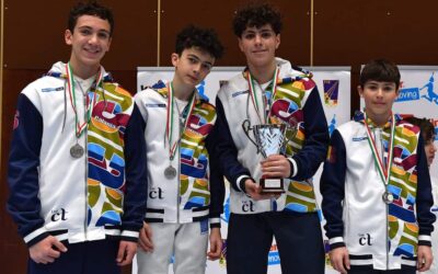 Scherma: sono del Cus Catania i vicecampioni d’Italia a squadre U14 (ragazzi/allievi)