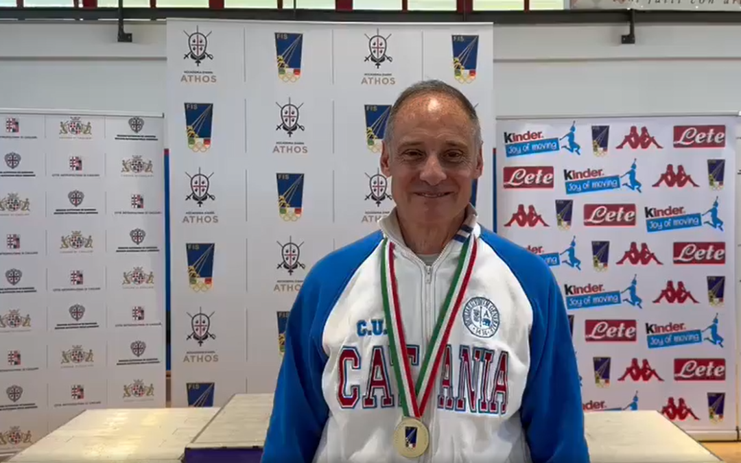 Scherma: Mino Ferro eterno campione! Oro a Cagliari per il titolo nazionale Master