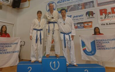 CNU, partenza col botto: un oro e un bronzo per il Cus nel taekwondo
