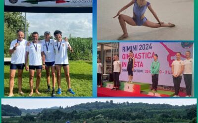 Domenica cusina che luccica: oro nel canottaggio master, bronzo nella ginnastica ritmica