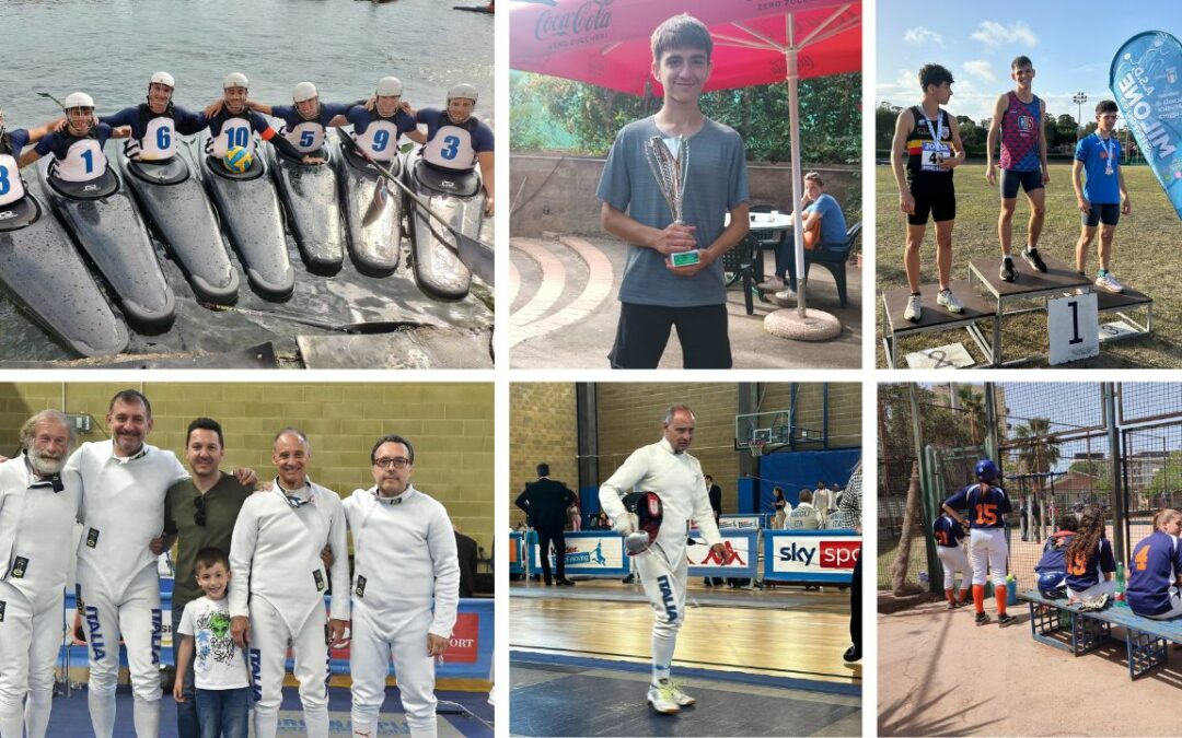 Weekend cusino, Cus Catania dominante in Atletica, Scherma e Canoa Polo: bene Softball e Tennis