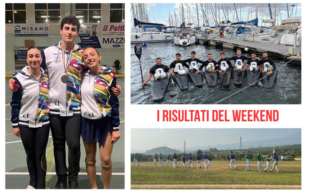 Canoa polo di serie A in zona playoff. Bronzo nazionale nel Pattinaggio artistico