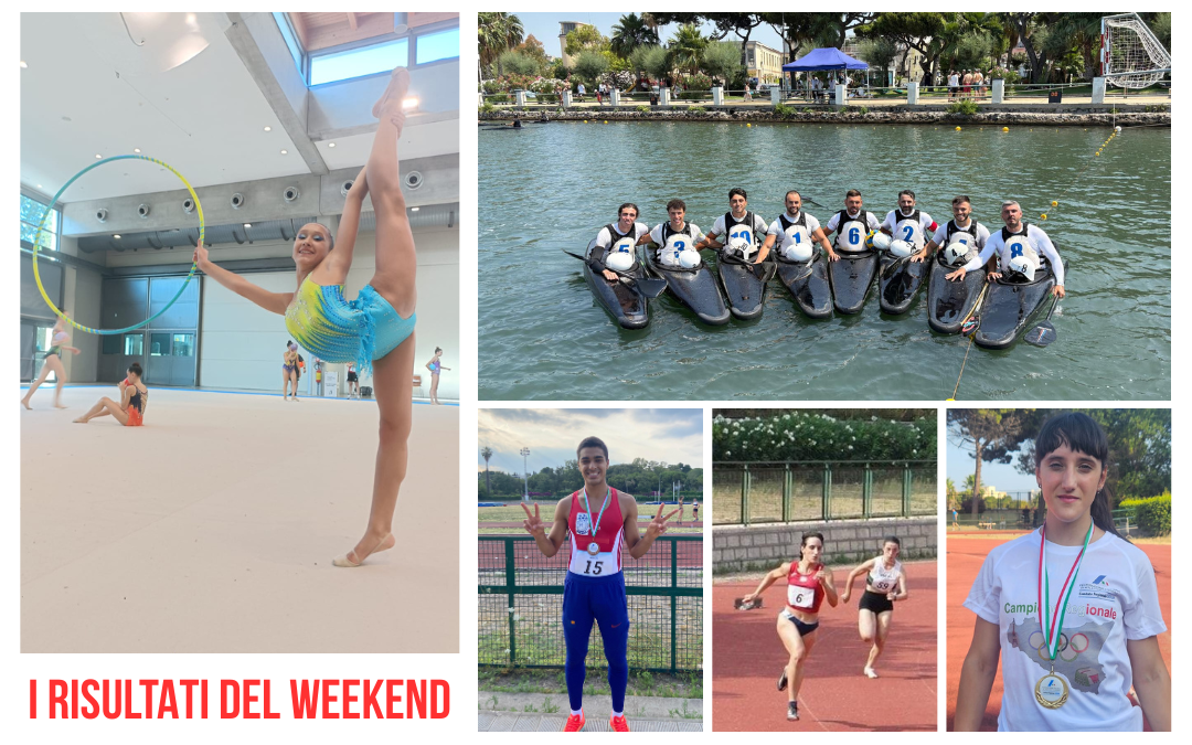 Canoa polo A1, Ginnastica ritmica e Atletica al top!