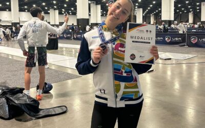 Scherma, Cus Catania in USA with bronze by Maria Roberta Casale